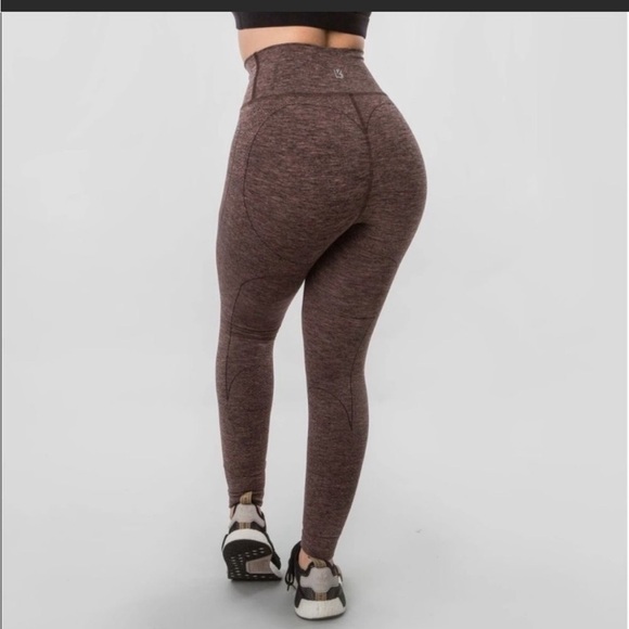 BUFFBUNNY rose gold goddess leggings size XS very good preowned condition - Picture 7 of 12